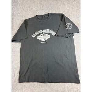 Harley Davidson Shirt Mens Black Graphic Short Sleeve Motorcycle Biker Tee Large